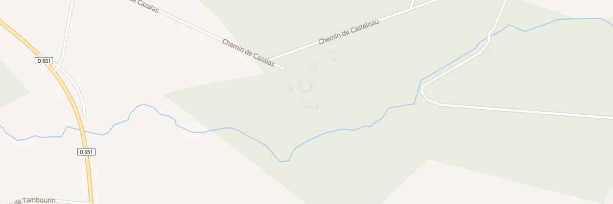 Plan du 380 Che de Cazalas à Argelouse