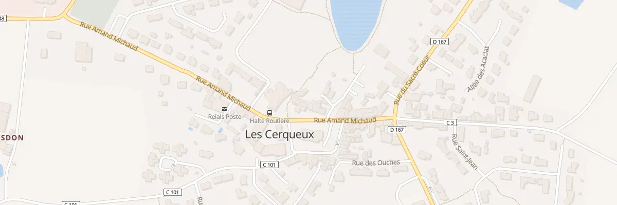 Plan du 20 Rue Amand Michaud aux Cerqueux