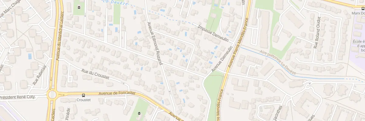 Plan du 9 Av Franklin Roosevelt à Mérignac