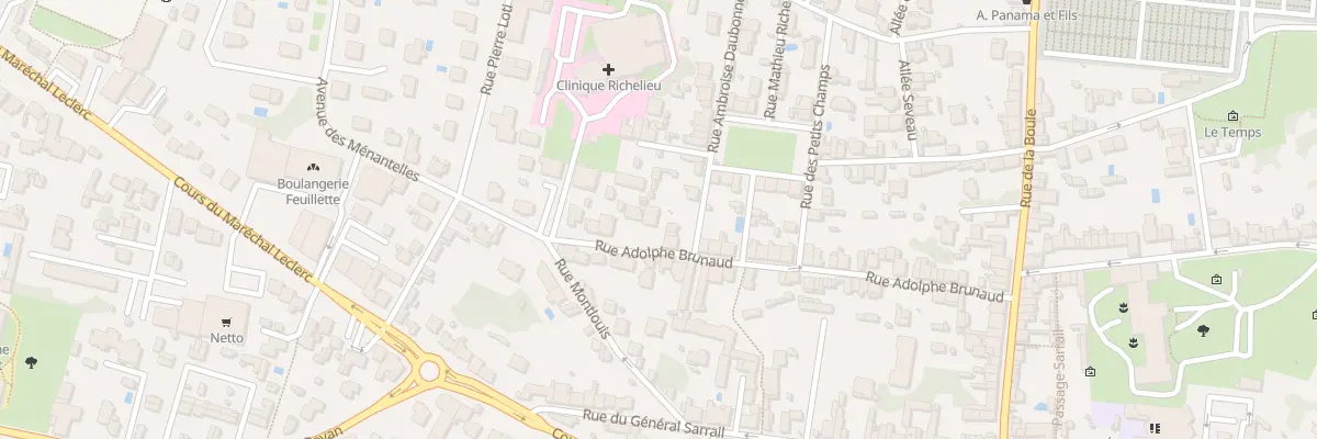 Plan du 66 Rue Adolphe Brunaud à Saintes