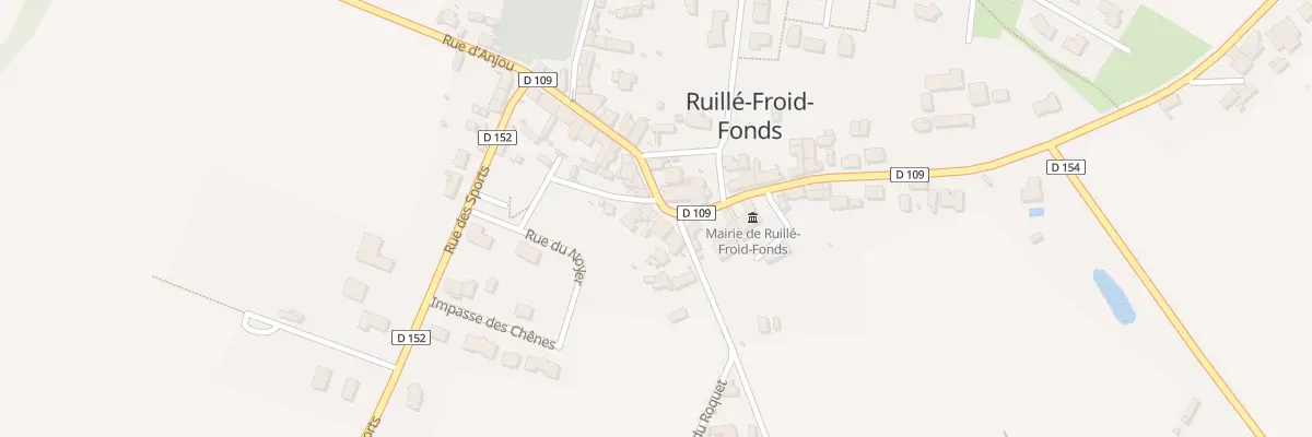 Plan du 3 Rue d’Anjou à Ruillé-Froid-Fonds