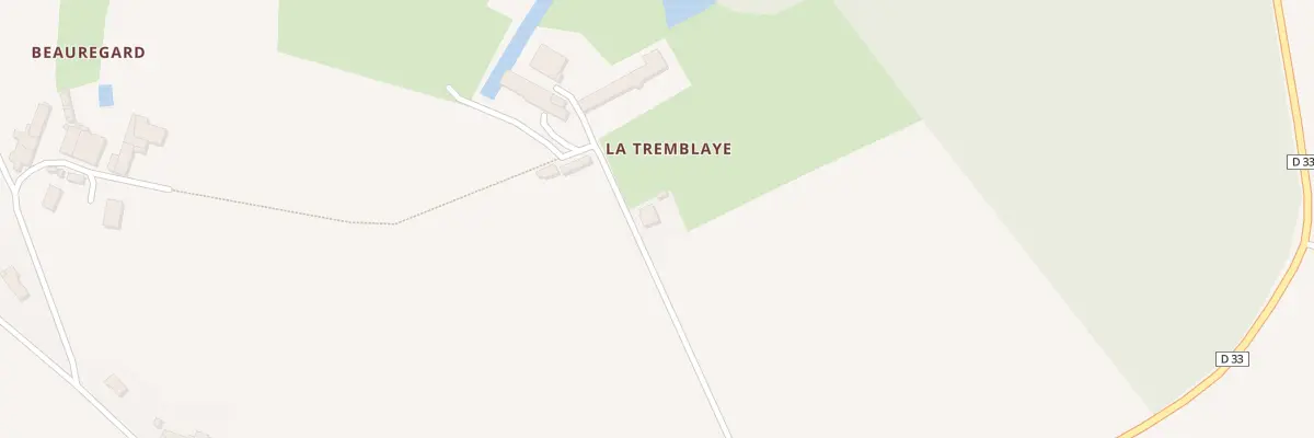 Plan du 2 La Tremblaye au Pin