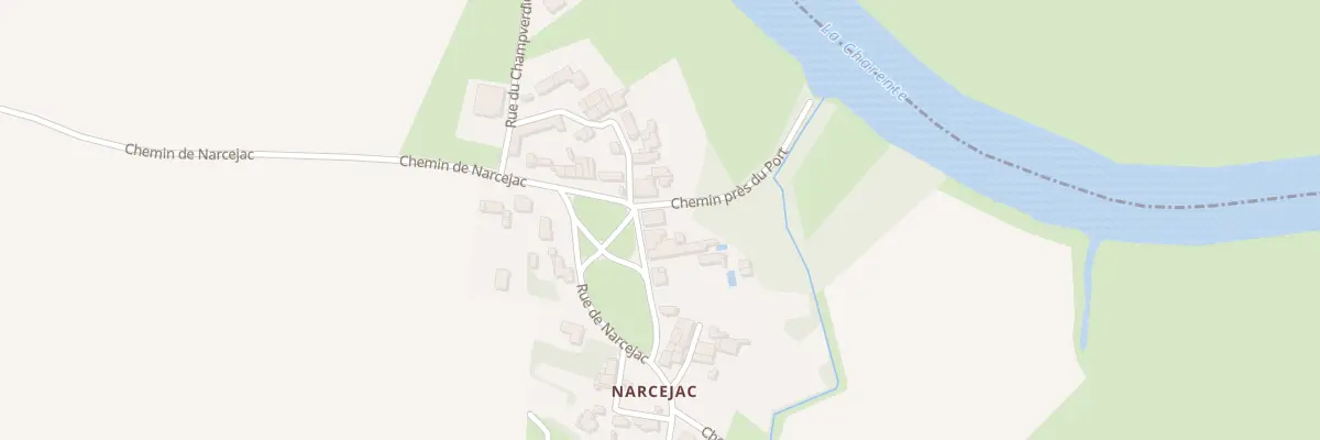 Plan du 22 Pl de Narcejac à Saintes