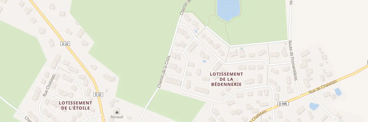 Plan du 4 Imp des Noisilles à Coudray
