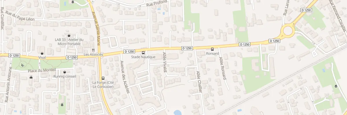 Plan du 121 Av Pasteur à Pessac