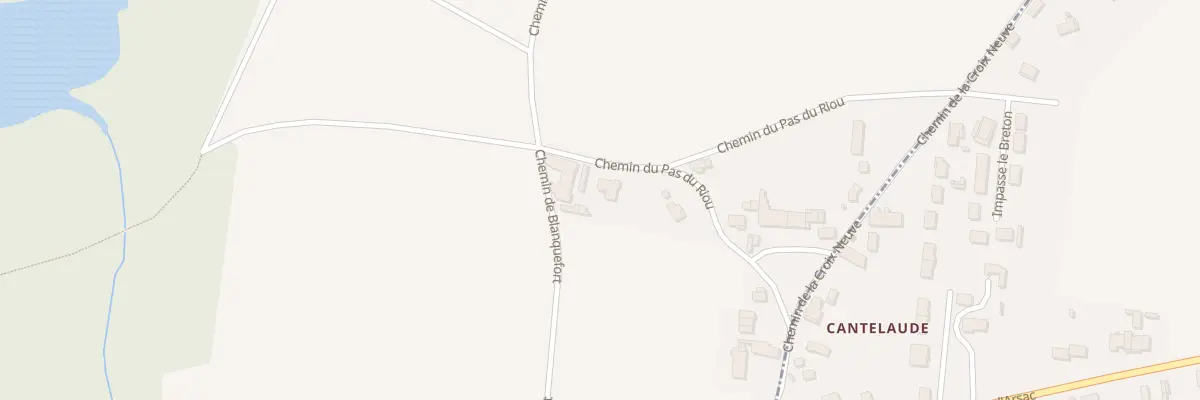 Plan du 6 Che du Pas du Riou à Labarde