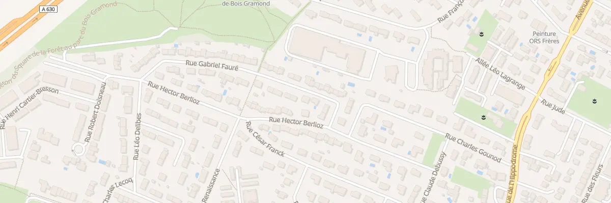 Plan du 5 Rue Gabriel Faure à Eysines