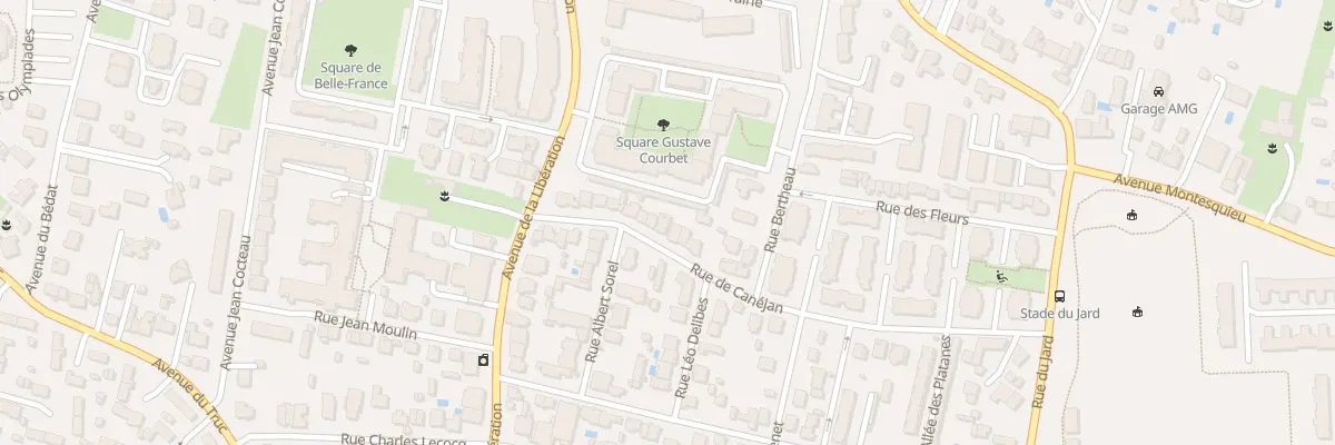 Plan du 10 Rue Canejan à Mérignac