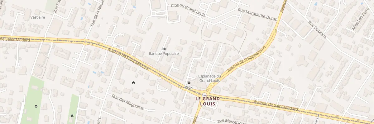 Plan du 1D All Louis Aragon à Eysines