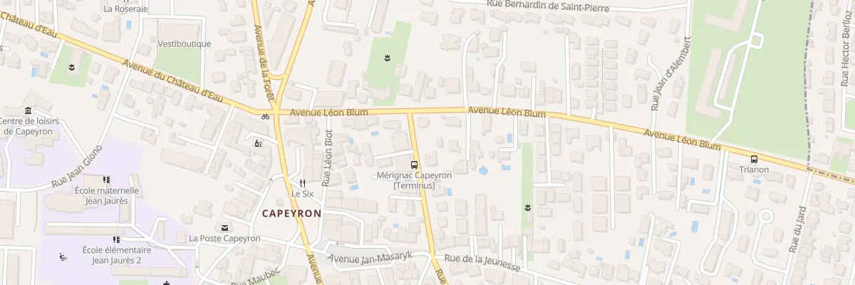 Plan du 67 Rue du Liveau à Mérignac
