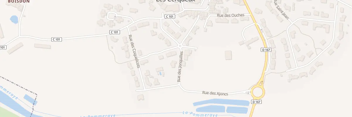 Plan du 7 Rue des Bleuets aux Cerqueux