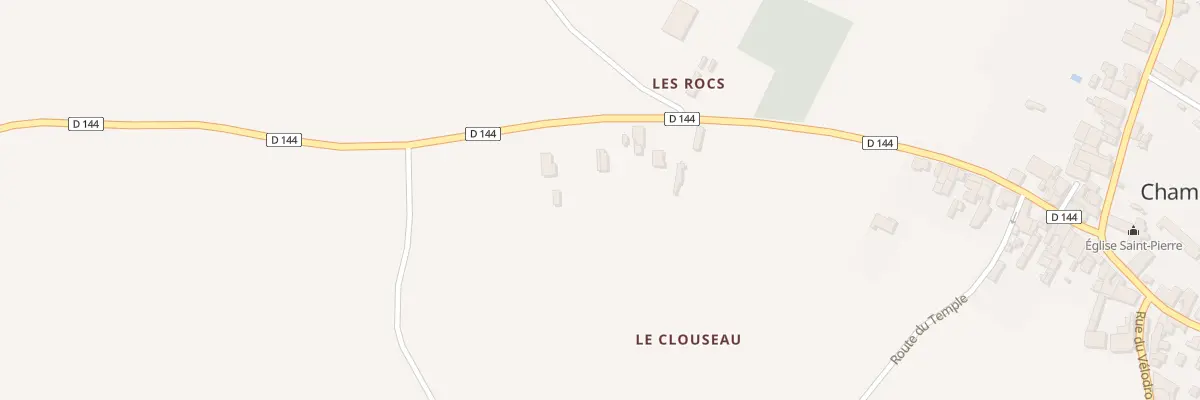 Plan du 5246 Les Rocs à Champagnolles