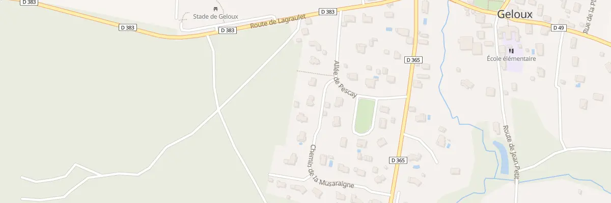 Plan du 50 Che de la Musaraigne à Geloux