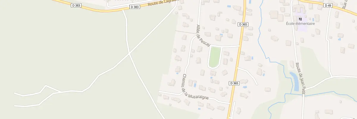 Plan du 80 Che de la Musaraigne à Geloux