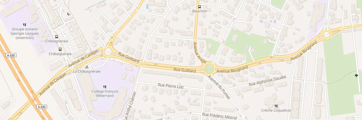 Plan du 6B Rue de Guittard à Pessac