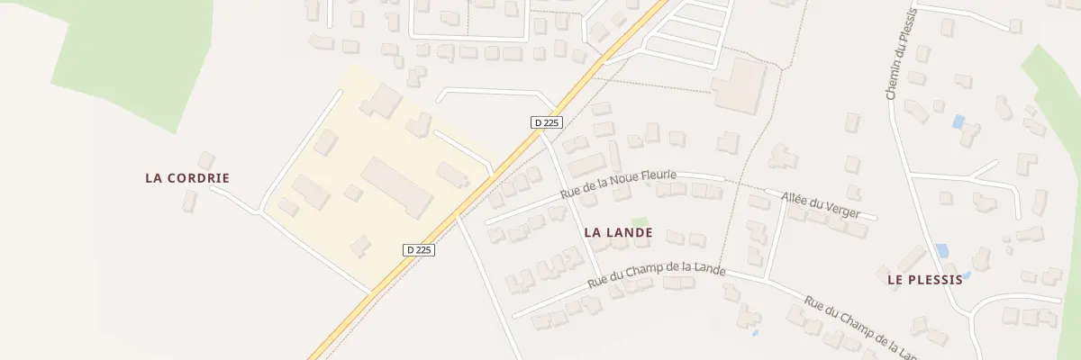 Plan du 7 Rue de la Noue Fleurie à Saint-Baudelle