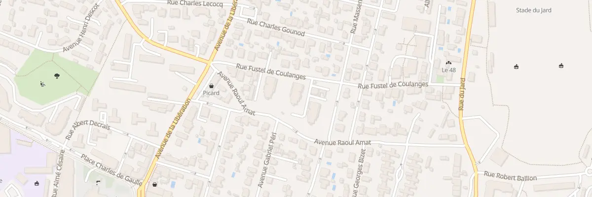 Plan du 9 Rue Fustel de Coulanges à Mérignac