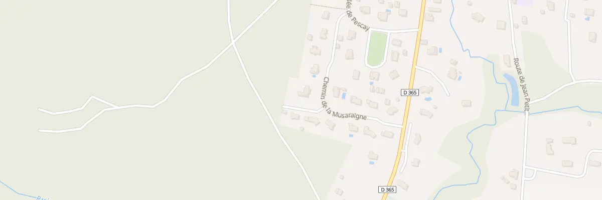 Plan du 170 Che de la Musaraigne à Geloux
