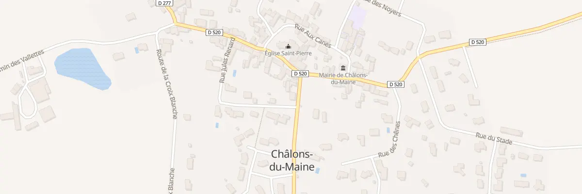 Plan du 2 Rue des Palmes à Châlons-du-Maine