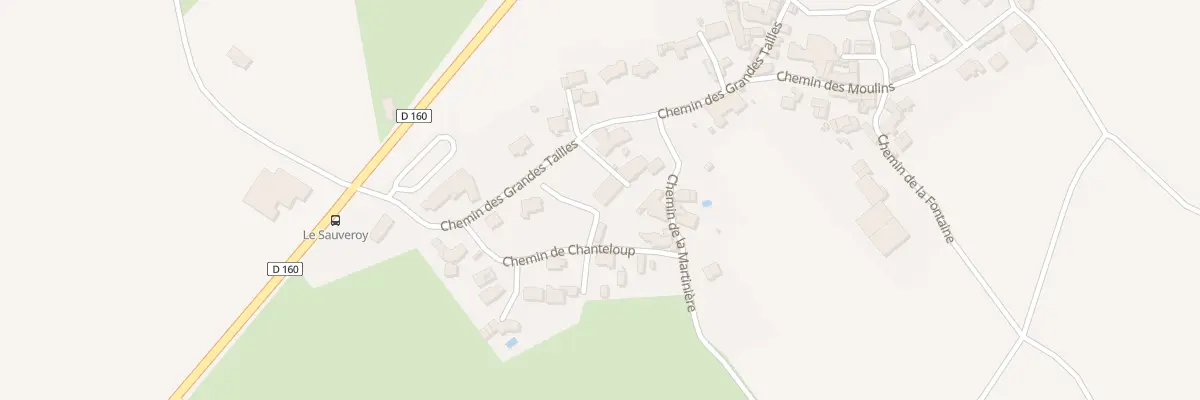 Plan du 1 Che de Chanteloup à Val-du-Layon