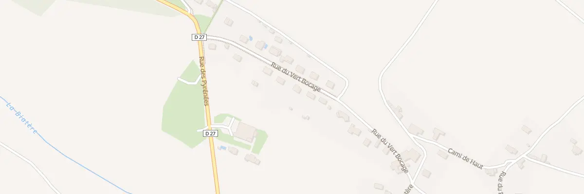 Plan du 12 Rue Vert Bocage à Verdets