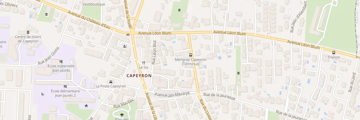 Plan du 52 Rue du Liveau à Mérignac