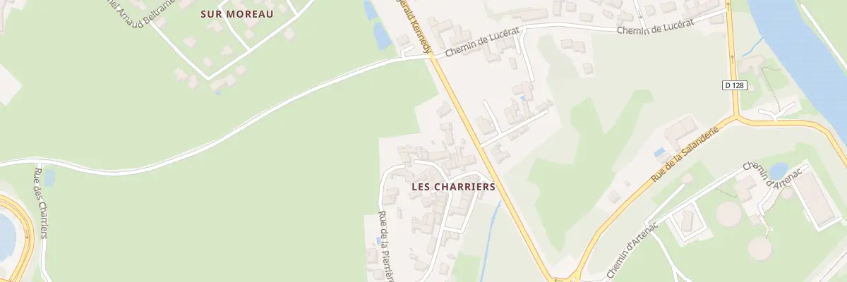 Plan du 6 Rue des Pontets à Saintes
