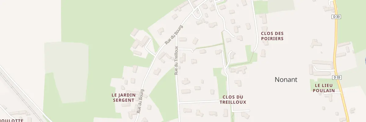 Plan du 1 Sq du Clos du Londain à Nonant