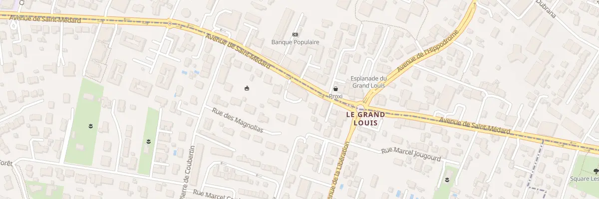 Plan du 52 Av de Saint-Medard à Mérignac