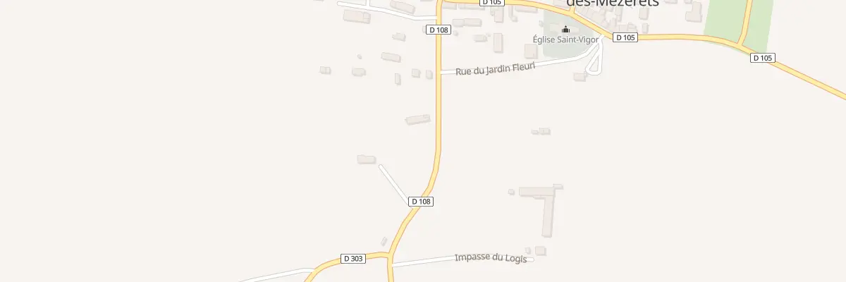 Plan du 8 Rte de Vassy - St Vigor des Me à Terres de Druance