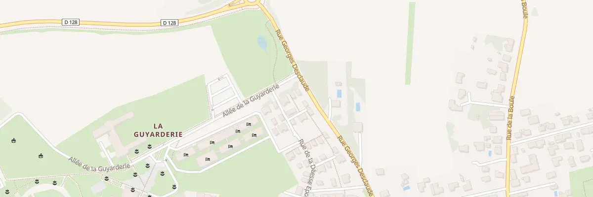 Plan du 5 Rue de la Déesse Epona à Saintes