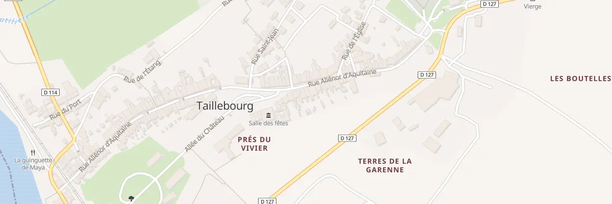 Plan du 74 Rue Alienor d’Aquitaine à Taillebourg