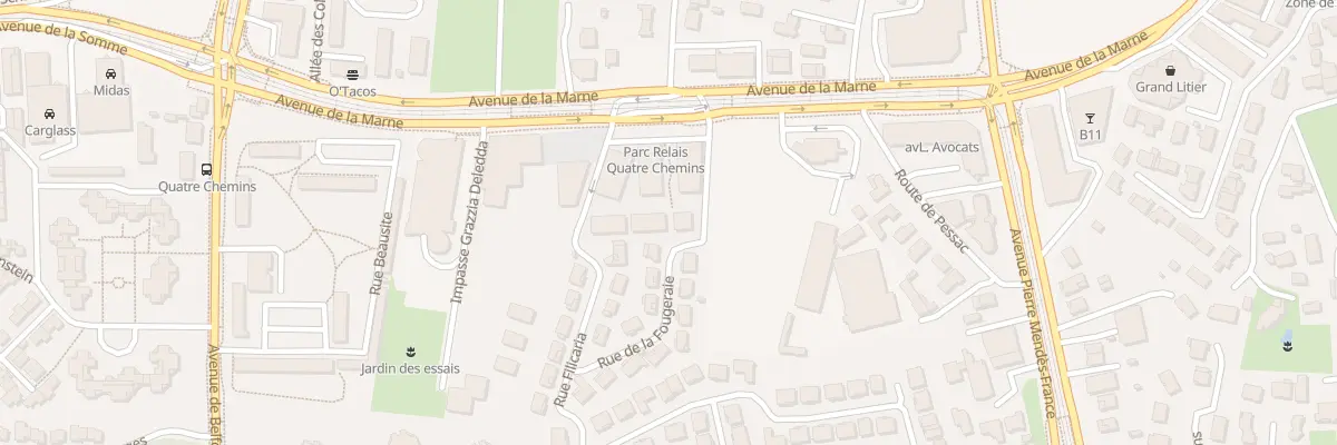Plan du 5 Rue du Plantey à Mérignac