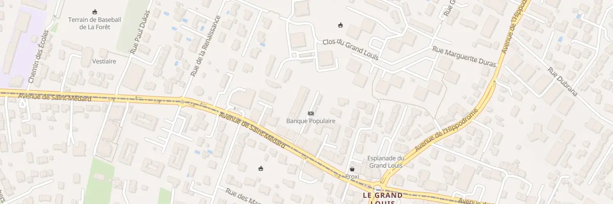 Plan du 91 Av de Saint-Medard à Eysines