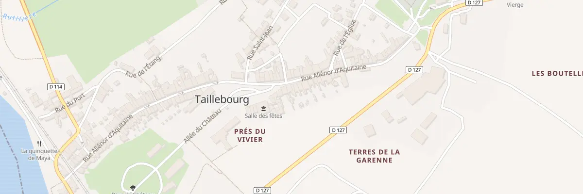 Plan du 70 Rue Alienor d’Aquitaine à Taillebourg