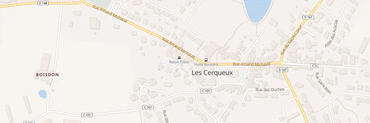 Plan du 25 Rue Amand Michaud aux Cerqueux