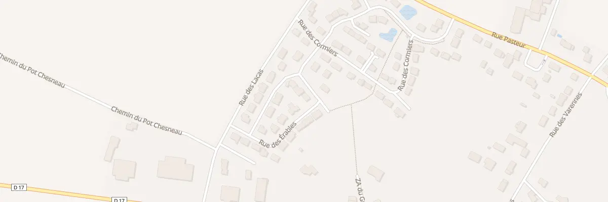 Plan du 9 Rue des Erables à Val-du-Layon