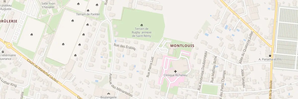 Plan du 23 Rue Pierre Loti à Saintes