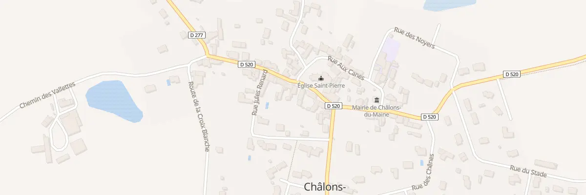 Plan du 16 Rue Principale à Châlons-du-Maine