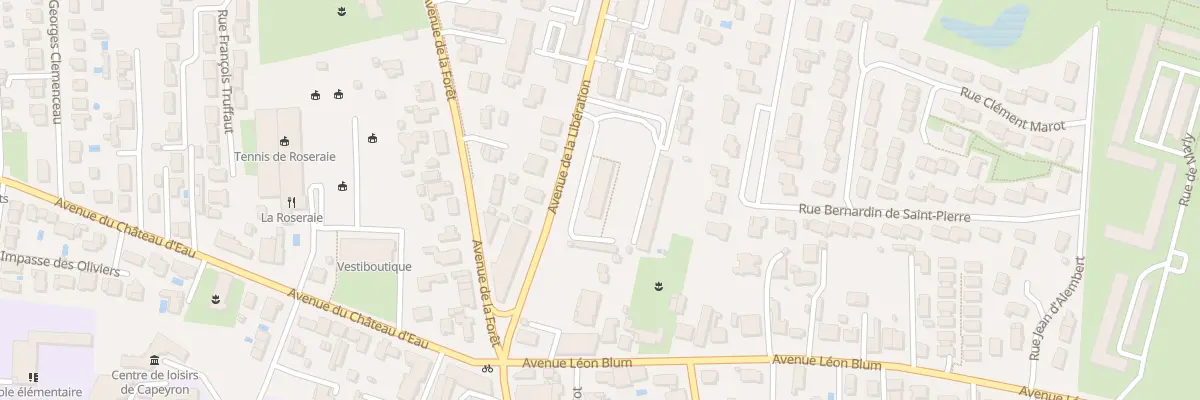 Plan du 121 Av de la Libération à Mérignac