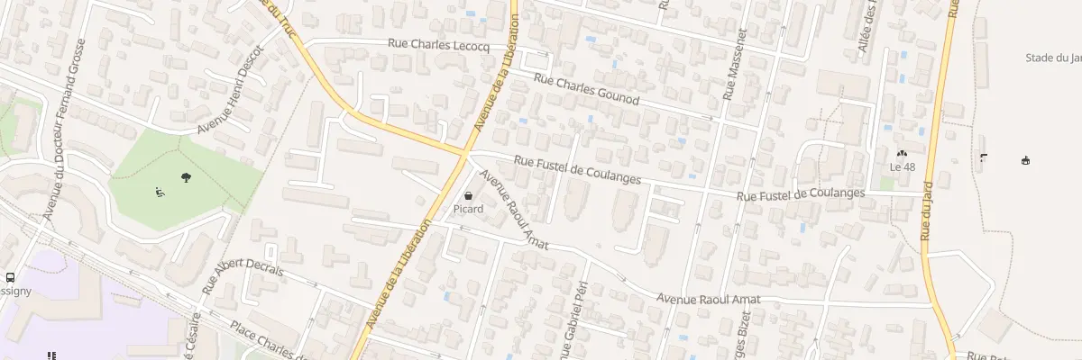 Plan du 5 Rue Fustel de Coulanges à Mérignac