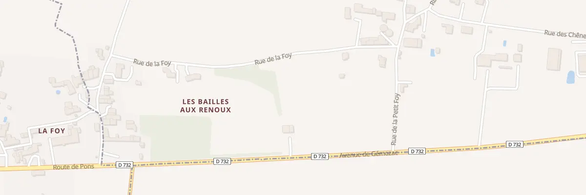 Plan du 360 Av de Gemozac à Jazennes