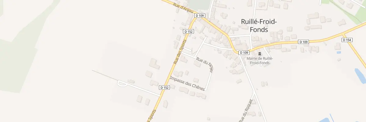 Plan du 5 Rue du Noyer à Ruillé-Froid-Fonds