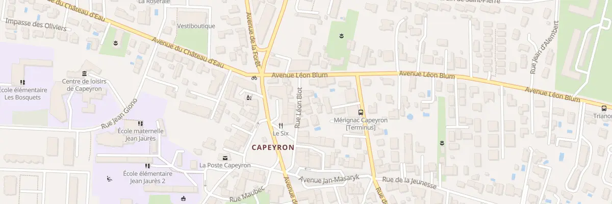 Plan du 7 Rue Léon Biot à Mérignac