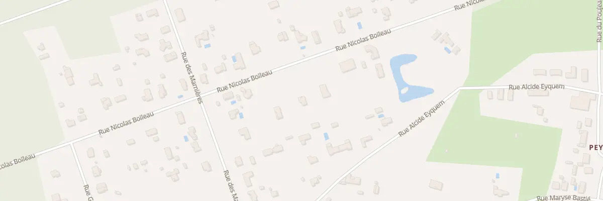 Plan du 50 Rue Nicolas Boileau à Blanquefort