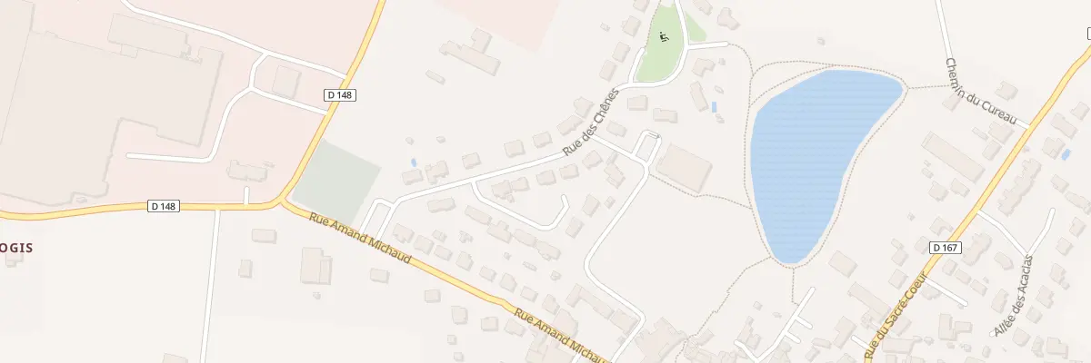 Plan du 8 Rue des Chênes aux Cerqueux
