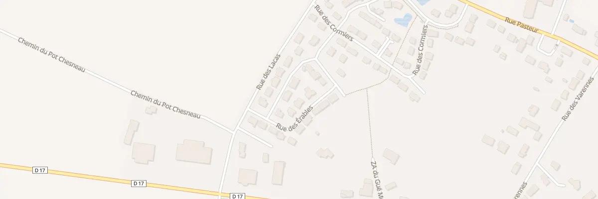 Plan du 5 Rue des Erables à Val-du-Layon