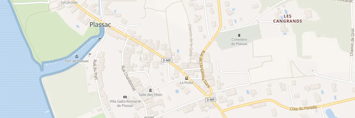 Plan du 6 Che de la Gaîté à Plassac
