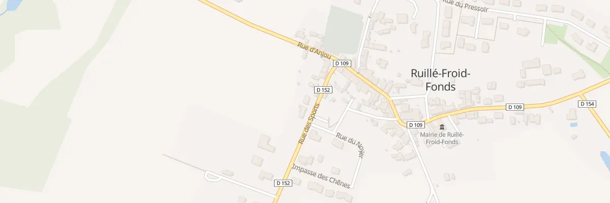 Plan du 6 Rue des Sports à Ruillé-Froid-Fonds