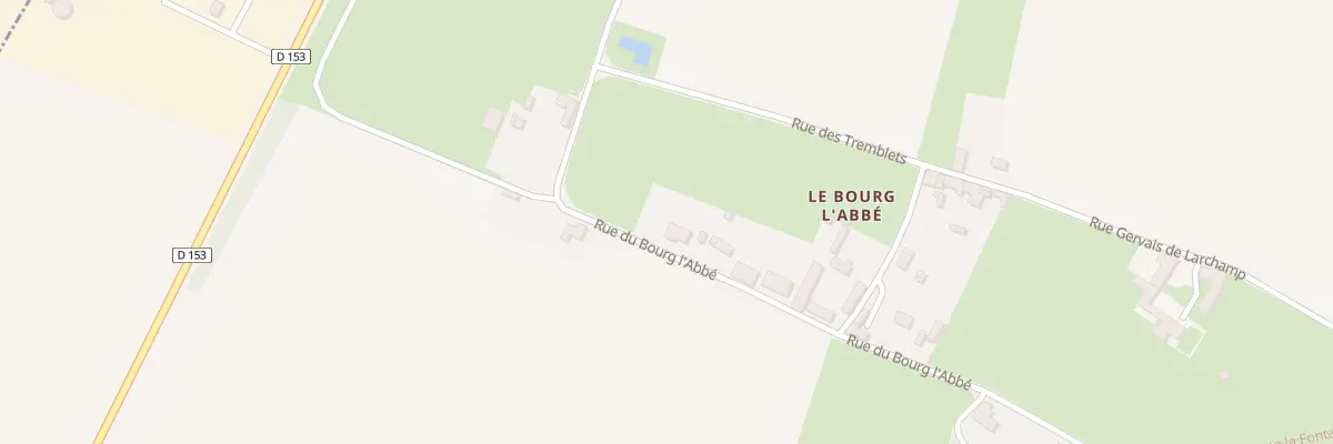 Plan du 436 Rue du Bourg l’Abbé à Vaux-sur-Seulles